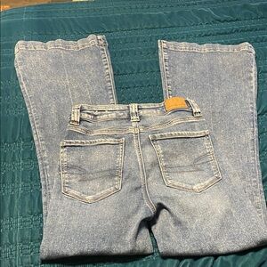 American Eagle Outfitters Light Blue Straight Leg Jeans
